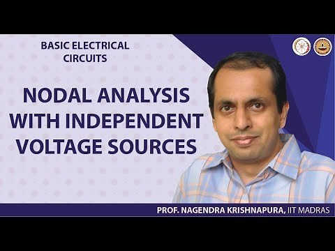 Nodal analysis with independent voltage sources