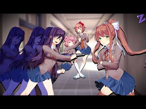 There's a Doki Doki Literature Club Fighting Game