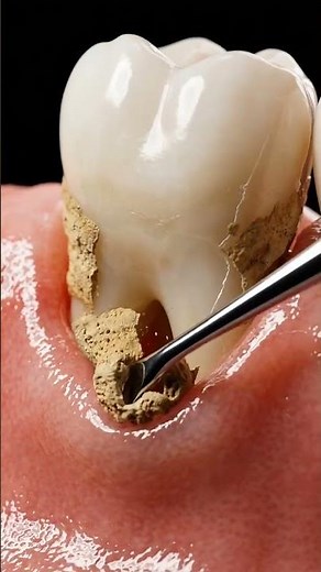 Oddly Satisfying Dental Tartar Removal: 3D Micro-Anatomy (ASMR)