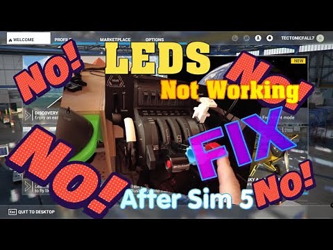 Honeycomb Bravo Leds NOT Working AFTER Sim 5 UPDATE? NOW FIXED for ****MSFS2020 **** SEE