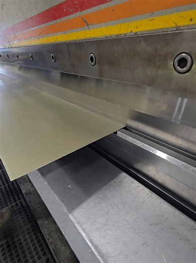 We do so much hemming here at H&H, we have a press brake dedicated to this operation. This saves tooling changes in the shop resulting in faster production times, especially on small orders. Max length: 14'-0