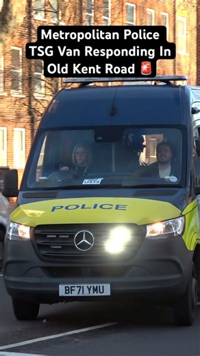 MPS TSG Van Responding in #london #police #responding #bluelights #cops #shorts #uk #fyp