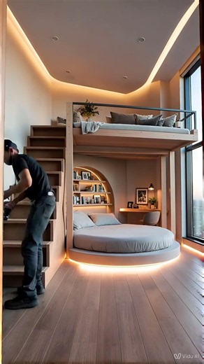 Building the Double-Deck Loft Bedroom #RoomRevision#InteriorDesign#DreamRoomr#CozyRoom#RoomMakeover