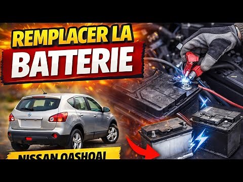 Remplacer la batterie du Nissan Qashqai (2007–2013) | Tuto simple et rapide 🔋