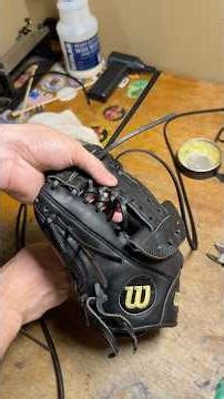 Blacking out this Wilson a2000! 🖤 Thank you cliff for sending your mitt! #baseball #explore