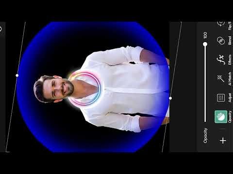 Creative ring light photo editing with PicsArt | easy and full guide tutorial