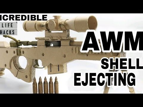 AWM SNIPER rifle in PUBG from Cardboard.