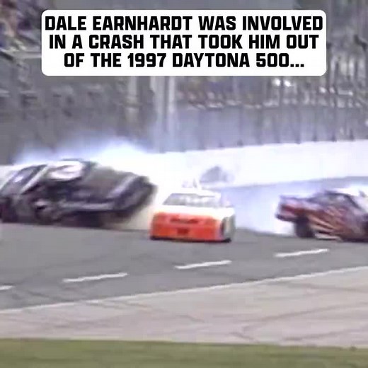 Dale Earnhardt Sr scary crash at the 1997 Daytona 500 #nascar #nascarcupseries #daytonainternationalspeedway #dalesr #dalesr3 #daleearnhardt #daleearnhardtsr #daytona500