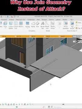 Join Geometry vs Attach in Revit | Which is Better? 🚀 #shorts #ytshorts #Revit