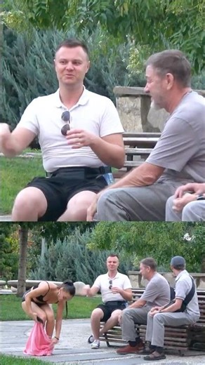 her dress slipped off 😏 crazy girl prank #comedyvideo #funny #comedy