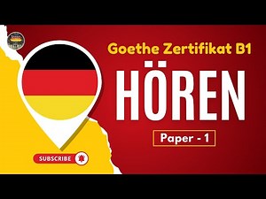 German Goethe B1 Exam Modelltest || Paper - 1 || Hören mit den Lösungen am Ende #germansamosa