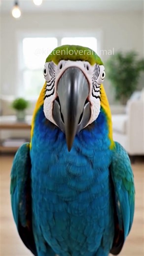 Talking Macaw Mimics Words | Funny & Cute Parrot Video #macaw #talking