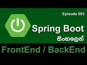 Spring Boot Sinhala Tutorial - Understanding the Project Structure ( Episode 003 )