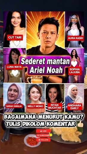 😱 Daftar Mantan Ariel NOAH Bikin Heboh‼️Ada Luna Maya, Cut Tari, hingga Aura Kasih