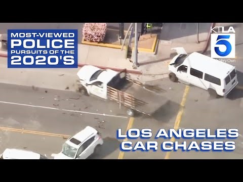 Stolen truck chase ends in multi-car pileup & more pursuits from the 2020’s | Los Angeles Car Chases