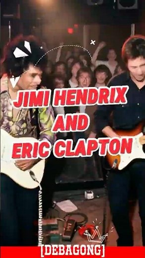 Jimi Hendrix ft Eric Clapton vibes #shorts #bluesmusic #bbking #debagong