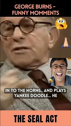 George Burns Talking About His 1920s Vaudeville Seal Act.