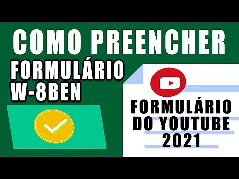 [2026] Como preencher formulário W-8BEN do Youtube/Adsense Blog (Passo a passo)