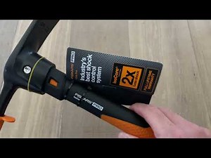 Fiskars IsoCore Pickaxe Mattock Unboxing and Review