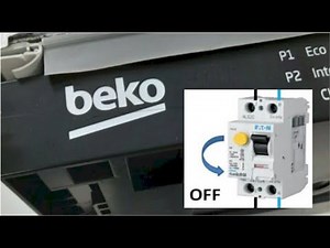 BEKO dishwasher Tripping RCD Breaker common fault diagnosis