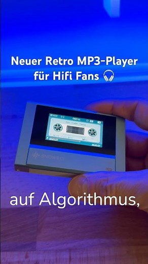 Snowsky Echo Mini: Retro Walkman iPod Killer für 50 €! 😍 (No Spotify)
