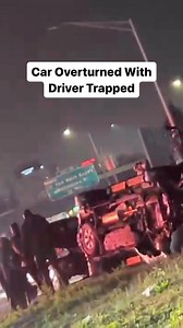 6.8K views |  Just In: Car overturned, driver trapped in Springfield Gardens, Queens.  Two-vehicle collision, smoke, and leaks reported. Stay informed, use the Citizen App for live updates. #SpringfieldGardens #Emergency #CitizenApp #collision | Citizen | Facebook