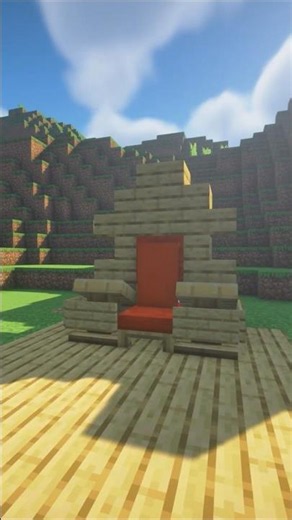 Minecraft Throne 👑 #minecraft
