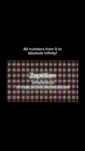 Wizlen on Instagram: "All numbers from 0 to Infinity! #numbers #zero #Infinity #reels"