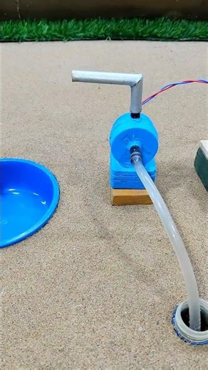 tractor science project mini water pump making cow water will drink # 762