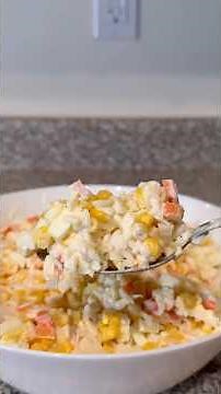 Crab Salad — a classic festive salad #cooking #food #recipe #easyrecipe