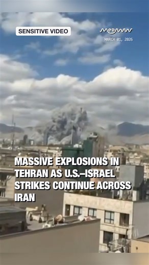 Massive Explosions in Tehran as U.S.–Israel Strikes Continue Across Iran Exclusive footage circulating now shows explosions and smoke rising across Tehran as joint military operations by the United States and Israel continue to target key sites in Iran amid a major escalation in the region. The strikes — part of a broader offensive that began days earlier — have hit Tehran and other strategic locations after months of rising tensions over Iran’s nuclear program and hostile actions. Iran has sinc