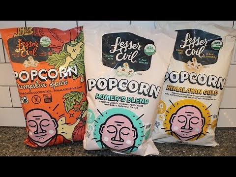 LesserEvil Popcorn: Pumpkin Spice, Homer’s Blend & Himalayan Gold Review