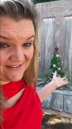 DIY Snowflake Christmas Tree Arrangement Kit | Holiday Centerpiece Tutorial