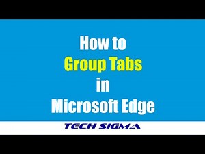 How to Group Tabs in Microsoft Edge