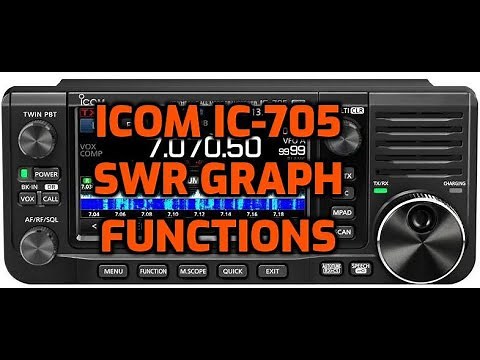 ICOM IC-705 SWR graph Functions