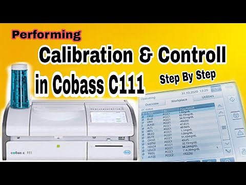 Control and Calibration Performing in Cobas C 111 Step by Step Biochemistry Analyser