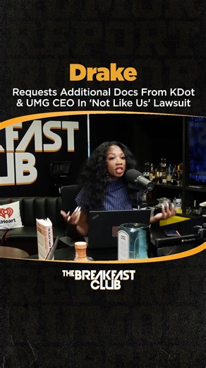 Drake continues the conversation from the 'Not Like Us' lawsuit, asking for Kendrick Lamar's un-redacted contract and requesting Lucian Grainge's texts and emails to be presented! Tap into the latest with Loren LoRosa! | Breakfast Club