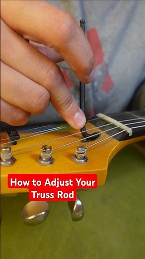Making Truss Rod Adjustment | Guitar Maintenance #guitar #bass #fender #gibson #stratocaster #sg