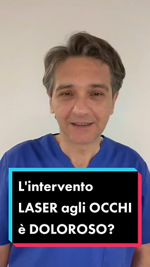 L'intervento laser agli occhi è doloroso? Ti rispondo. #occhi #occhiali #interventolaser #prk #oculista