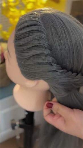 Elegant Side Swept French Braid Tutorial | Sleek & Professional Hairstyle ✨