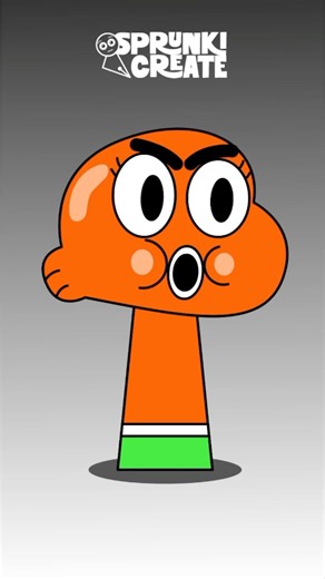 How To Draw Sprunki OC Darwin Watterson #sprunki #sprunkioc #incredibox #incrediboxsprunki #gumball