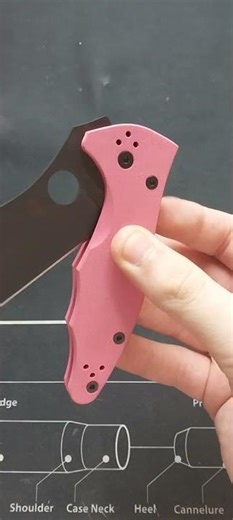 Spyderco Yojimbo 2 (Pink) Compression Lock Folding Knife