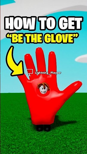 How to get "BE THE GLOVE" in Slap Battles! #roblox #slapbattles #shorts