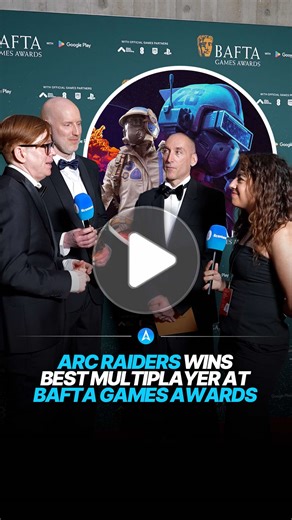 Arc Raiders wins Best Multiplayer at BAFTA Games Awards 2026. #arcraiders #multiplayer #gaming
