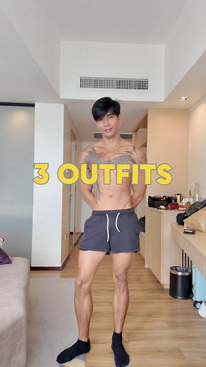 1 BASE 3 OUTFITS! 🥰#fashion ##ootd #menstyle #model | Mj Coloma