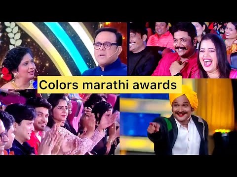 colors Marathi awards 2019 sumeet Raghavan, chinmayee surve Akshay tak comedy skit tatya in balumama