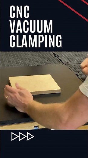 CNC Vacuum Clamping- This strong easy to set up fixture plate from AirWeights makes workholding easy