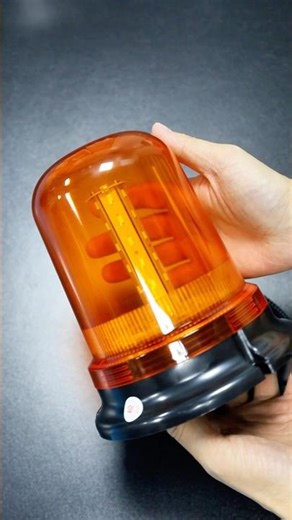 Amber Warning Strobe Light for Trucks | Magnetic Flashing Safety Beacon #trucklights