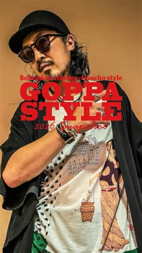 GOPPA STYLE 2026 Bohemian Vintage×Gaucho Style Japan/Okinawa AOBA