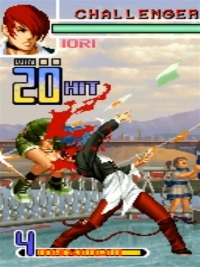 Iori VS Leona Combat Highlights - The King of Fighters 2002